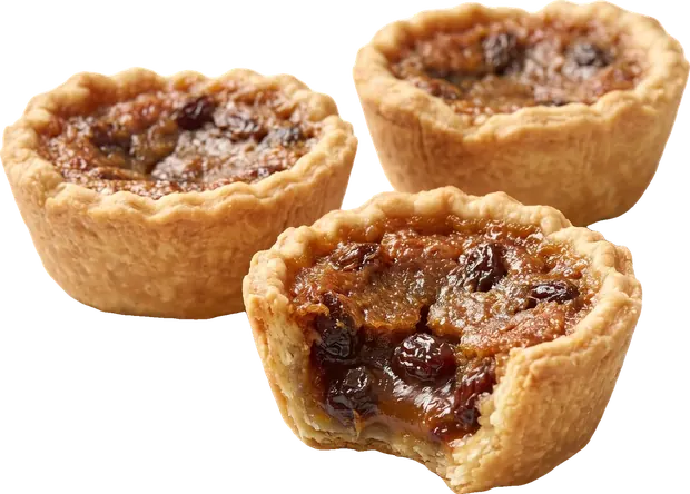 Three butter tarts